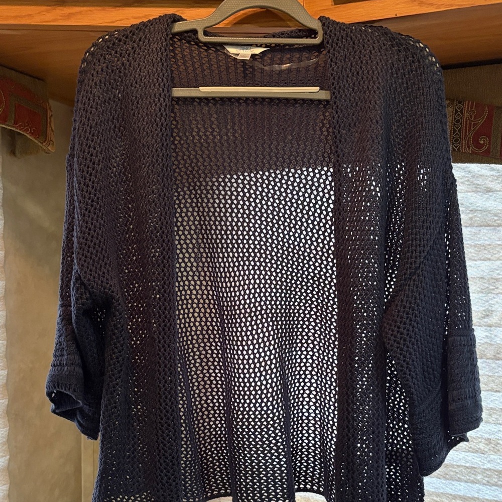 🎈🎈7/15🎈🎈Women's Navy Open-Knit Sweater